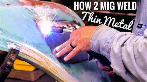 mig welder for thin sheet metal|mig welding sheet metal basics.